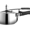 Vinod Europa Stainless Steel Inner Lid Pressure Cooker - 5.5 Litre | Handi Shape | Sandwich Bottom Cooker | Induction and Gas Base | ISI and CE certified - 2 Years Warranty